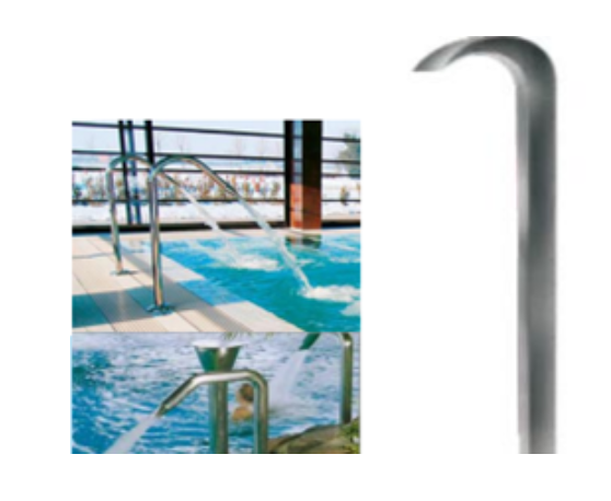 CASCADA ACERO INOX CUADRADO